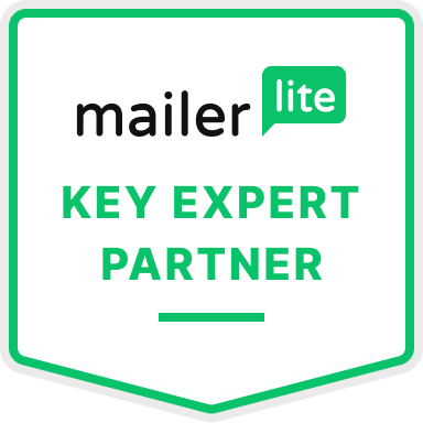 MailerLite Key Partner Badge
